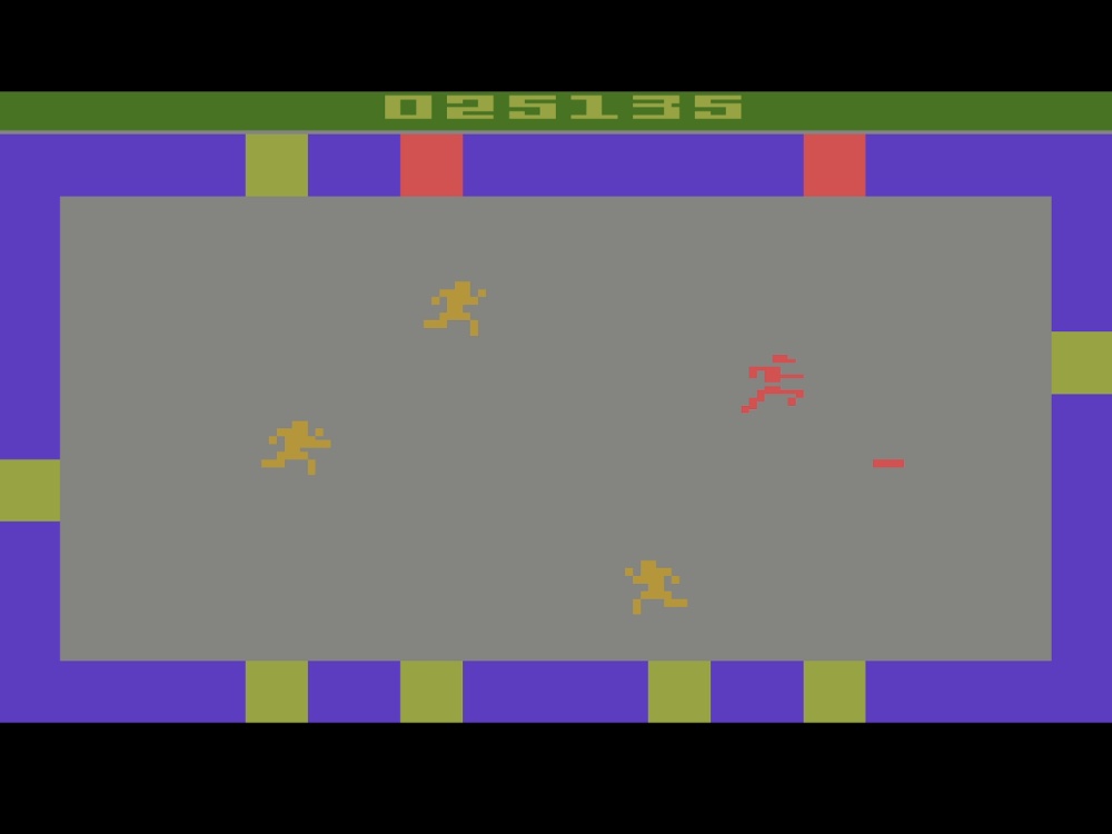 Gameplay of Tron Deadly Discs for Atari 2600